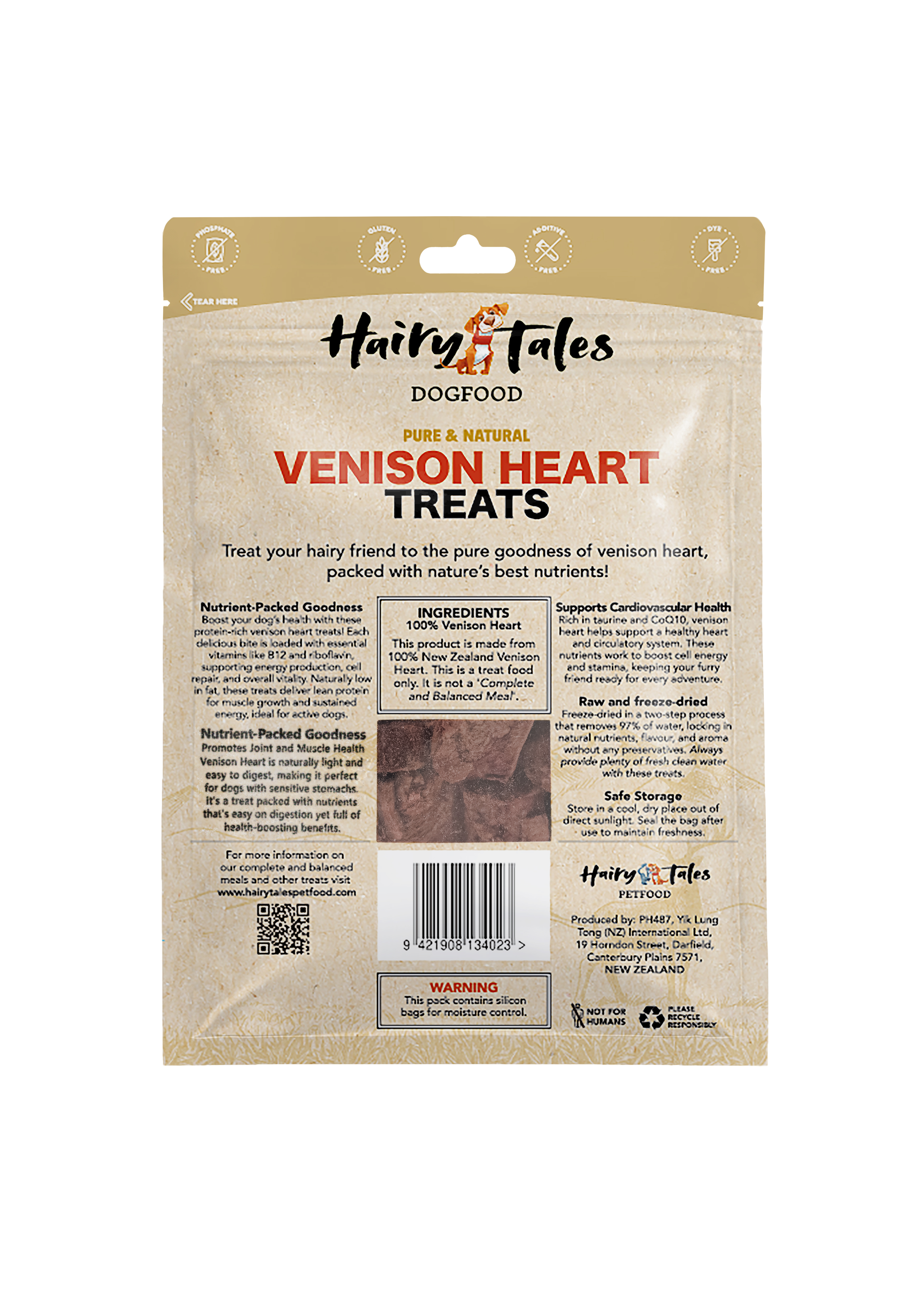 Freeze-Dried Venison Heart